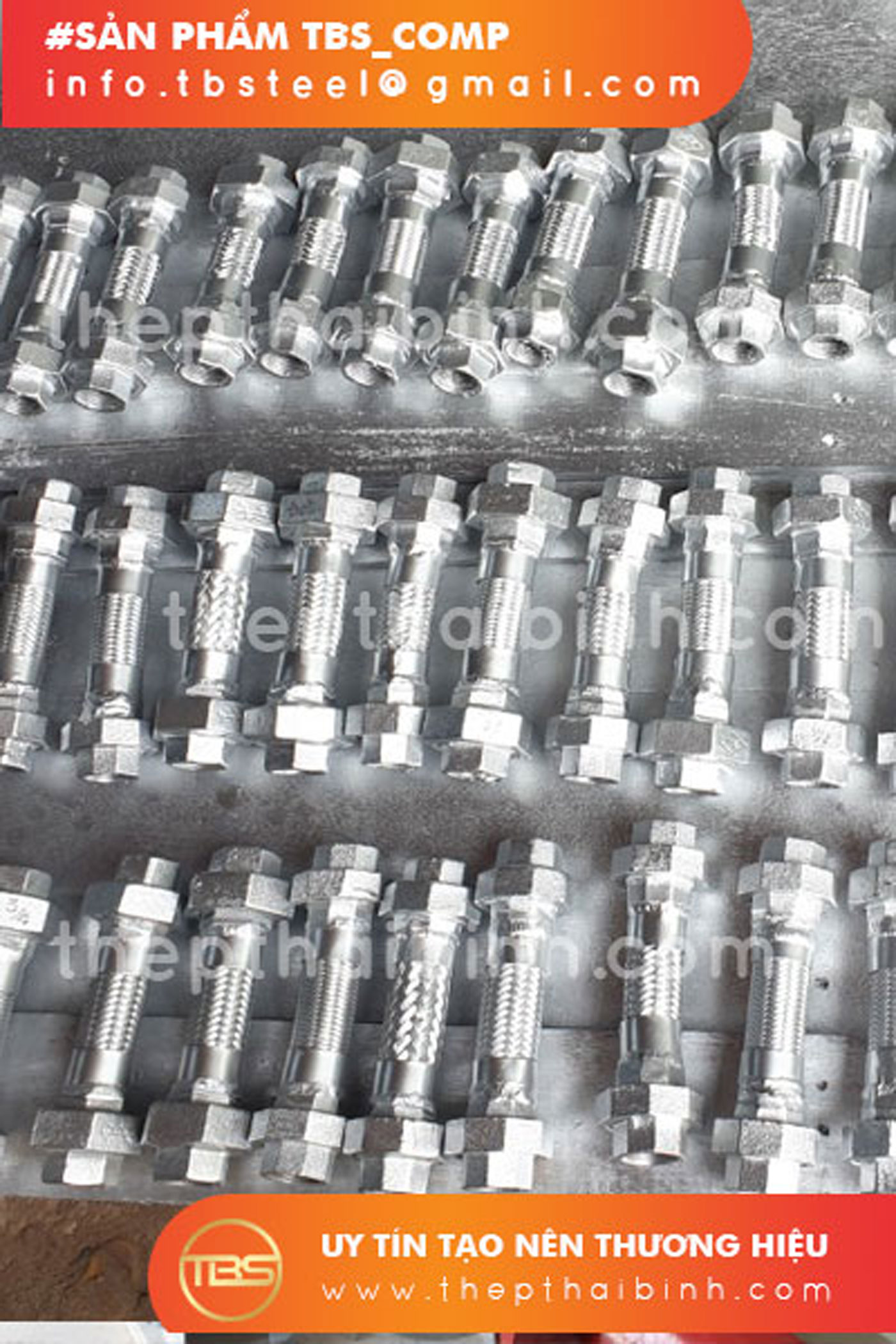 ảnh khớp nối inox rắc co